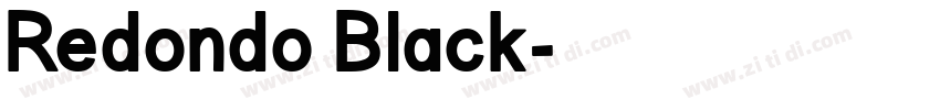 Redondo Black字体转换